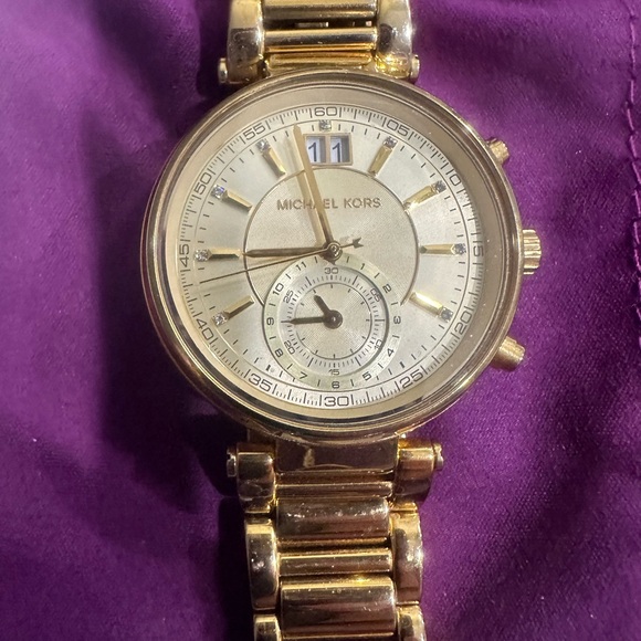 Michael Kors Gold Chronograph Watch